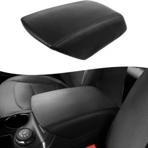 Fits for 2011-2018 Ford Explorer Leather Console Lid Armrest Cover Black Stitch - Foto 1 di 12