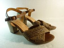 Mariella Women Shoes sandlas Tan Heels Size 8 SKU 11460