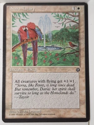 Serra Aviary - Homelands - Magic the Gathering MTG Nice! - Image 1 of 3