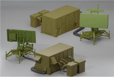 Kit modellino non verniciato radar stampa 3D 1/72 AN/TPS 70 - Immagine 1 di 4