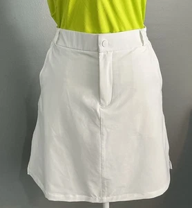 NUOVO Baleaf bianco skort atletico tennis golf escursionismo gonna attiva donna grande - Foto 1 di 8