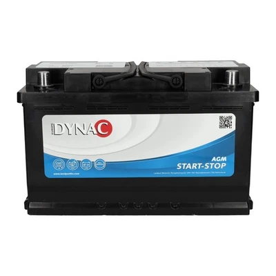 Car 115AGM Battery 580901080 80Ah 800A Fits Volvo V50 545 1.6 D 2005-2011 - Image 1 of 4