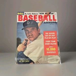 BASEBALL ANNUAL MAGAZINE 1956 PEE WEE REESE COVER Boston Red Sox Mlb Vintage  - Bild 1 von 11