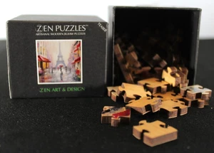 Zen Art Design Holzpuzzle Teaser Mini Love in Paris 50 Teile KOMPLETT - Bild 1 von 7