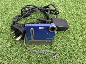 BLAUE Casio Exilim S2 2MP Ultra Slim Y2K Digitalkamera EX-S2 Vintage (A81) - Bild 1 von 13