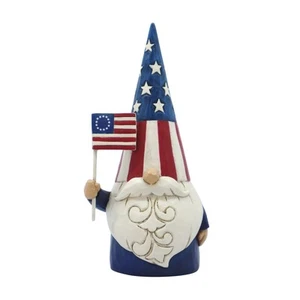 Enesco Jim Shore Gnomes Around the World American Patriotic Figurine 5.5 Inch - Picture 1 of 4
