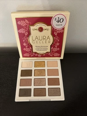 Laura Geller Nude Attitude 12 Multi-Finish Eyeshadows  NIB - Image 1 of 4