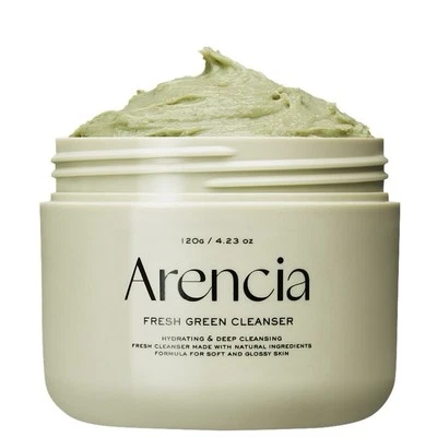 ARENCIA Fresh Green Face Cleanser 120g Deep Cleansing Hydrating