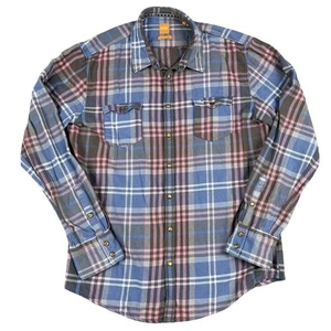 Boss Hugo Boss Edoslime Herren Slim Fit Pearl Snap Button Western Hemd Gr. XL - Bild 1 von 9