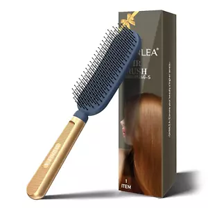 Slim Hair Brush for Fine Thin Thick Hair, Soft Double Nylon Bristles for Deep De - Picture 1 of 12