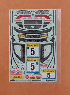 Tamiya RC Decal 1/8 Glow Engine Subaru Impreza WRC / 44019 NEW NIB 1999 - Bild 1 von 4
