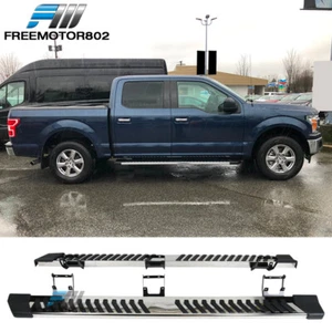 Fit 15-25 Ford F150 SuperCrew Cab 88" Running Boards Side Step Bar Nurf Bar - Picture 1 of 10