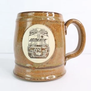 Taza de ferrocarril BNSF Burlington Northern Santa Fe tren cerámica artesanal - Imagen 1 de 7