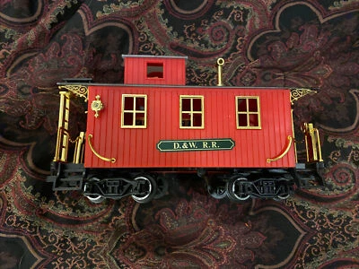 New Bright Holiday Train G scale Plastic D&W RR Denver Express Caboose - Image 1 of 4