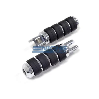 Reposapiés delanteros cromados Buffalo Rider para Yamaha Virago Foto 1 de 2