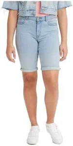 Levi's Women's Slate Await Classic Denim Bermuda Shorts (299690055) 4/8/10/16 - Picture 1 of 3