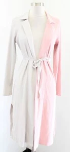 Neu mit Etikett Daily Practice Anthropologie Staubmantel-Cardigan Farbblock Taille zum Binden Größe XS - Bild 1 von 8