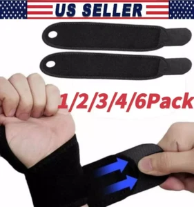 Wrist Hand Brace Support Carpal Tunnel Sprain Arthritis Gym Splint Left / Right - Picture 1 of 12