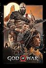 God of War Game Poster Framed Art Kratos PlayStation 4 11x16
