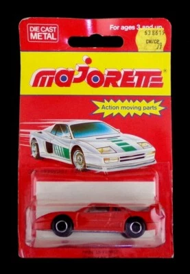 ** 复古 Majorette 280 法拉利 F40 系列 200 红色早期卡 **  — 第 1/4 张图片