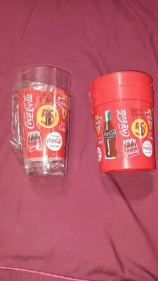 Plastic Coke Cups - Image 1 of 3