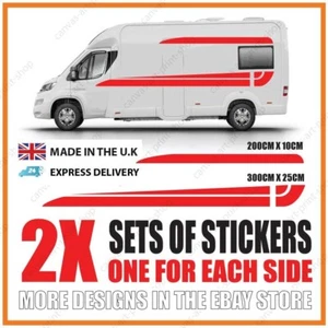 Motorhome graphics stickers decals camper van caravan universal fitting mg144 - Picture 1 of 2