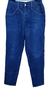 Vintage 90s Rocky Mountain Bareback Dark Blue Western Denim Rockies Jeans 33x36 - Bild 1 von 7