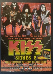 Tarjetas Coleccionistas KISS Serie 2 Piedra Angular ~ Página de Revista Vintage Anuncio Impreso 1998 - Imagen 1 de 1