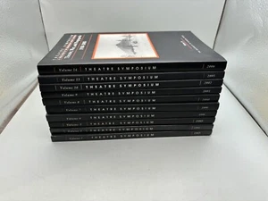 Theatre Symposium Journals Lot of 10 Volumes   1,2,3,6,7,8,9,10,13,14 - Picture 1 of 4