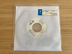 Ugolino / Gibb _ Il Matto / I Just Want _ Vinile 45giri 7" PROMO JukeBox 1977 - Imagen 1 de 3