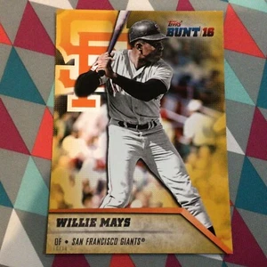 #105 Willie Mays Giants HOF 2016 Topps BUNT 5X7 übergroßes Gold 10/10 hergestellt - Bild 1 von 2