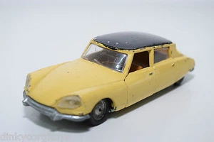 POLITOYS EXPORT 545 CITROEN DS 21 YELLOW EXCELLENT CONDITION - Picture 1 of 7