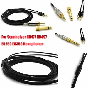 Replacement Headphone Cable For Sennheiser HD477 HD497 EH250 EH350 Headset 1.8m - Bild 1 von 12