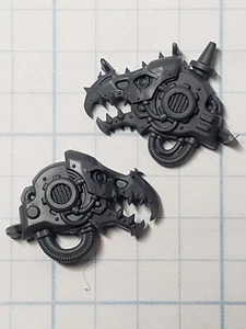 Warhammer 40k Chaos Knights Bits War Dog Savage Bird Skull Head #71 - Picture 1 of 4