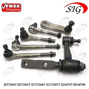 Kit de 6 piezas de barra de amarre interior exterior Pitman brazo loca para Lincoln Navigator 1998-2002 tracción trasera - Imagen 1 de 6