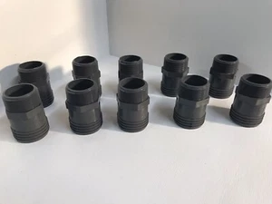 1-1/2 Zoll x 2 Zoll PVC Widerhaken Einsatz Reduzierung Stecker Adapter (MIPT x Einsatz) - Menge 10 - Bild 1 von 2