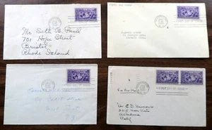 4 855 FDCs EACH WITH RETURN ADDRESSED ON REVERSE EACH ONE UNIQUE 1939 - Picture 1 of 2