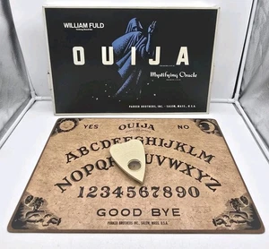 Vintage 60er Jahre OUIJA Brett Parker Brothers William Fuld Salem Masse OVP - Bild 1 von 7