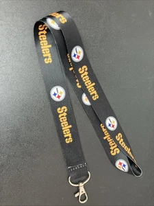 Hillman Pittsburgh Steelers Black and yellow Lanyard - Picture 1 of 1