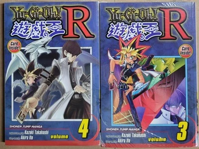 Yu-Gi-Oh Yugioh! R Manga Vol 3-4 English Graphic Novel NEW With Card, Sealed