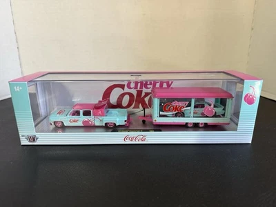 M2 Machines Hauler 1973 Chevrolet Cheyenne Super 30 & Iroc-Z Cherry Coke Chase   - Image 1 of 4