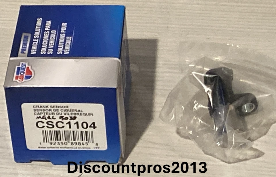 Sensor de posición del cigüeñal del motor Carquest CSC1104 Subaru Scion Saab 1993-2021 Foto 1 de 1