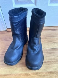 Botas impermeables negras Bass Moonstar usadas en excelente estado para hombre talla 8M - Imagen 1 de 13