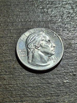 “IN COD WE TRUST” ERROR 2023 P Jovita Idar Quarter US Coin - Image 1 of 2