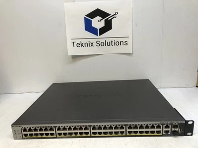 NetGear ProSAFE S3300-52X-PoE+  Gigabit Stackable Network Switch - Image 1 of 4