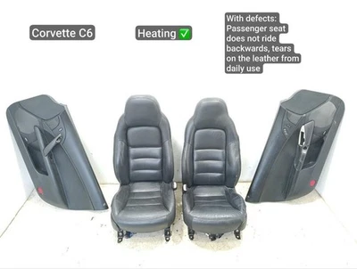 Conjunto de assentos Chevrolet CORVETTE 2005 painel de porta 10395308 - Imagem 1 de 4