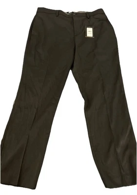 NUEVO CON ETIQUETAS DKNY Bonito Elegante Hombre Vestido Pantalones Talla 34/30 Slim Fit Negro Cintura Elástica Foto 1 de 4