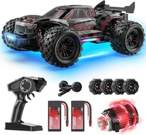 DEERC 1:14 Brushless RC Car 46MPH 4WD High Speed Off Road Truck - Picture 1 of 9