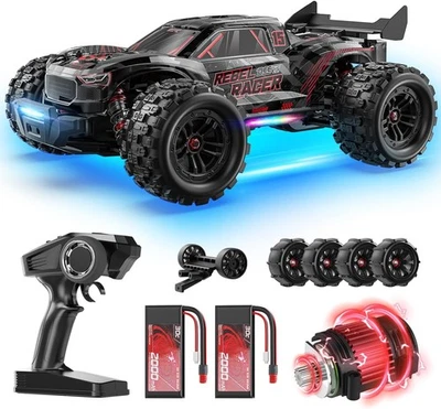 DEERC 1:14 Brushless RC Car 46MPH 4WD High Speed Off Road Truck - Image 1 of 4
