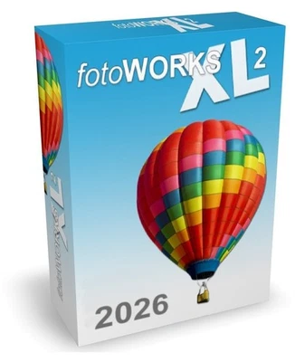 FOTOWORKS XL 2026 – Bildbearbeitungsprogramm in Deutsch - Windows - CD-ROM - Bild 1 von 4